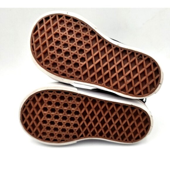 Vans SK8-Hi Top Zip Black / White Toddlers Skate Shoes Sneakers Size 3.5 - Picture 7 of 7